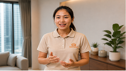 Helper recording a 60-second video profile